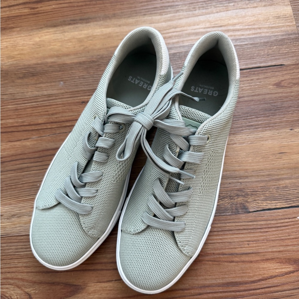 Brooklyn Greats Men's Light Gray  Sneakers Mesh Size 9